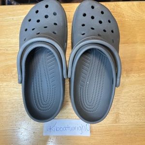 Grey Crocs